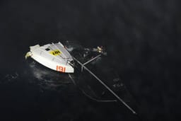 Racing Yacht Cut in Two by Cargo Ship in Dramatic Collision.
